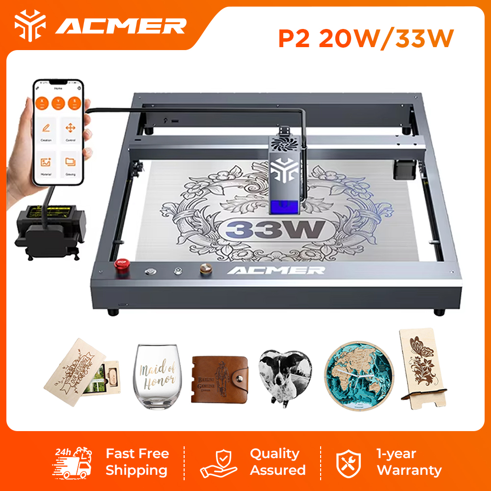 Industrial Laser Guide - ACMER P2 33W Laser Engraver and