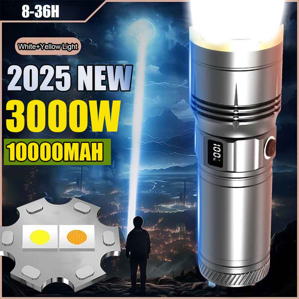 Laser Power Supply 60W - 2025 Newest 10000mah Powerful white and