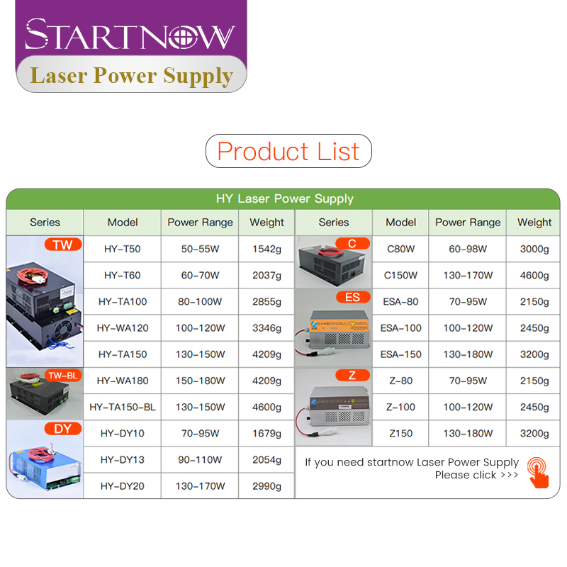 HY-T50 HY-T60 CO2 Generator 50 - Laser Power Supply 60W 评论和价格