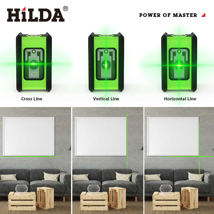 HILDA Laser Level Meter 2-Line - Industrial Laser Measurement 评论和价格