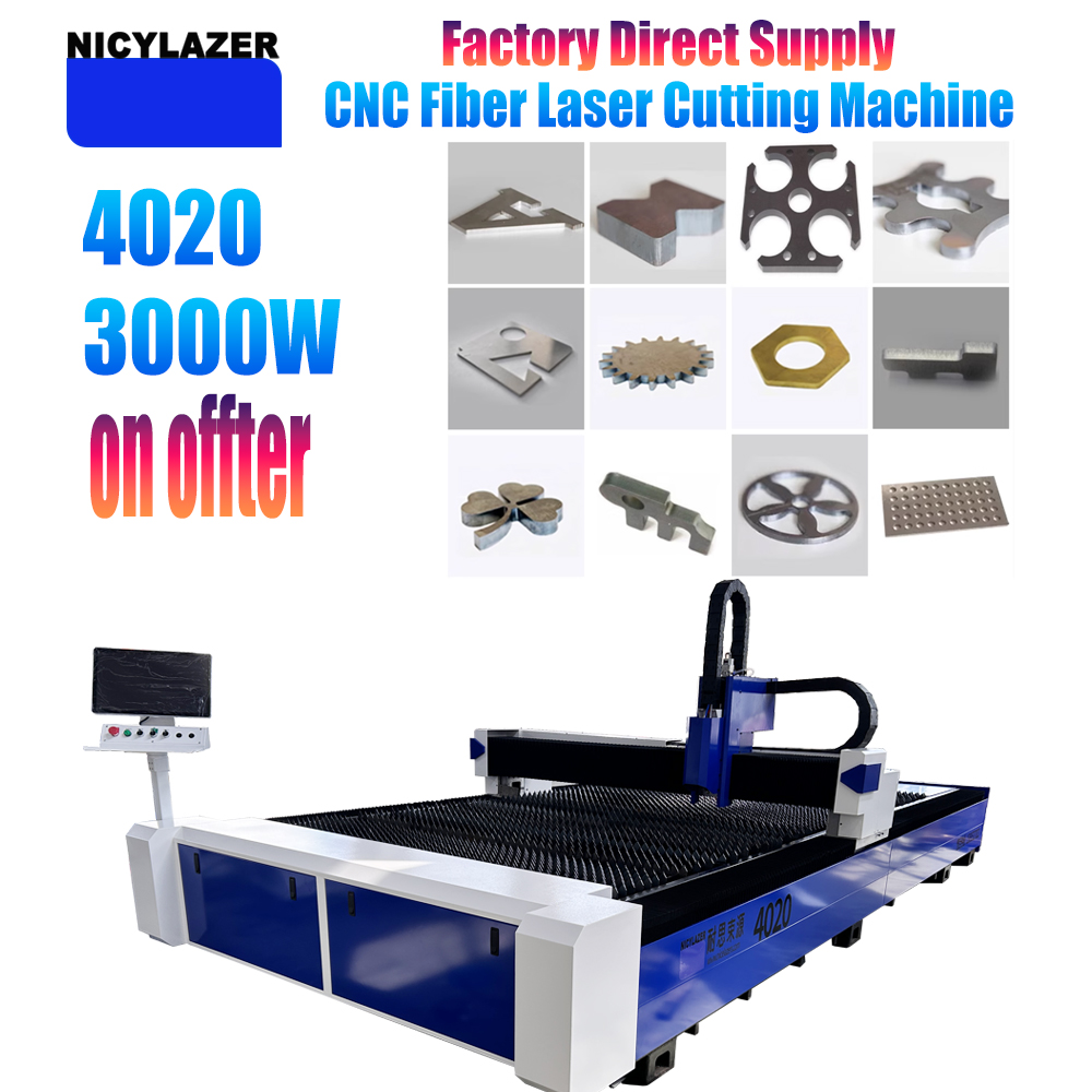 NICYLAZER CNC 3000W 4020 Fiber - Industrial Laser Cutter For Metal 评论和价格
