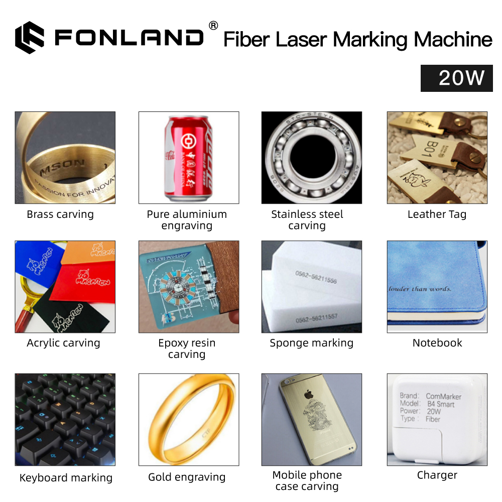 Fonland S4 Metal Fiber Laser M - Industrial Laser Engraving Machine For Metal 评论和价格