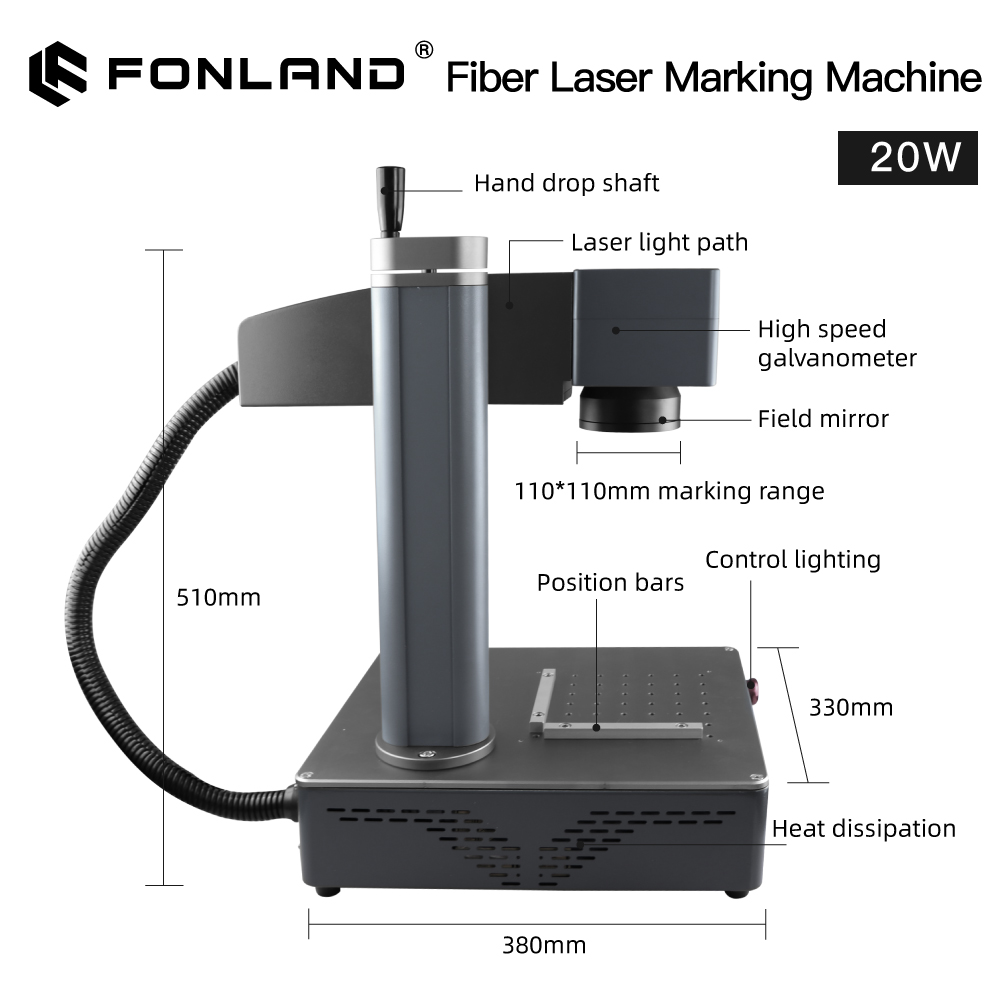 Fonland S4 Metal Fiber Laser M - Industrial Laser Engraving Machine For Metal 评论和价格