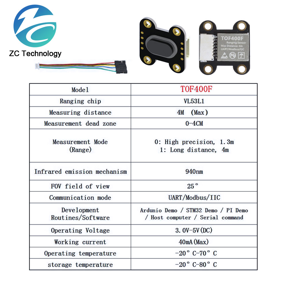 VL6180/VL53L0/VL53L1 Time-of-F - Industrial Laser Measurement 评论和价格