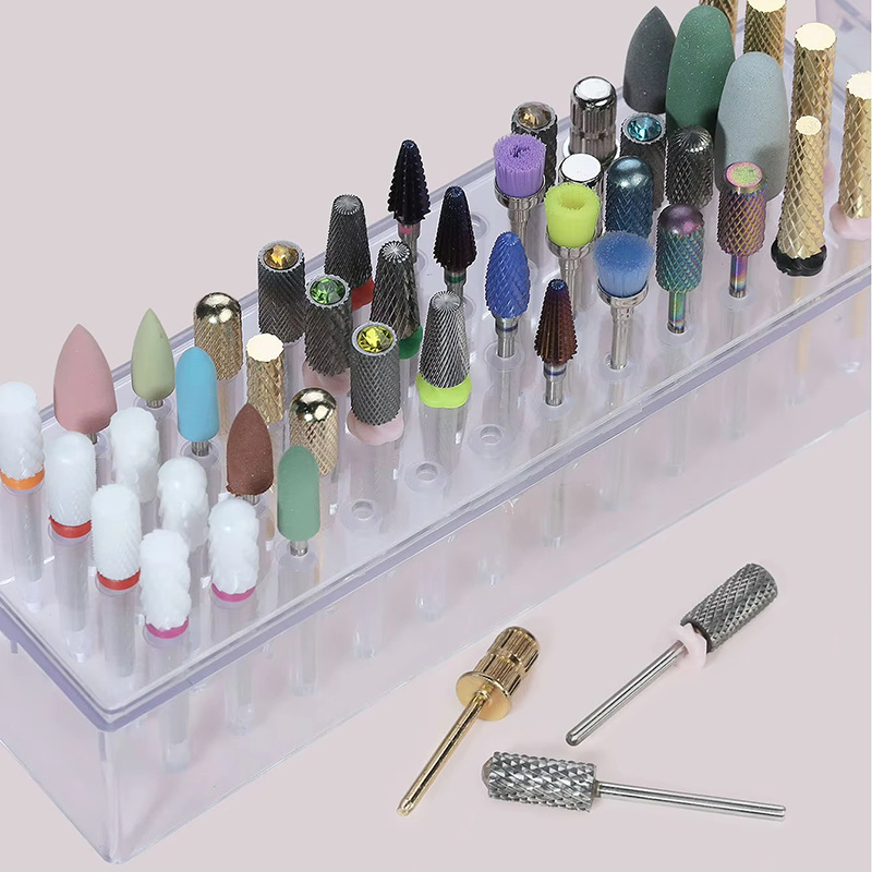 48 Holes Clear Nail Drill Bits - Acrylic Cutting Machine 评论和价格