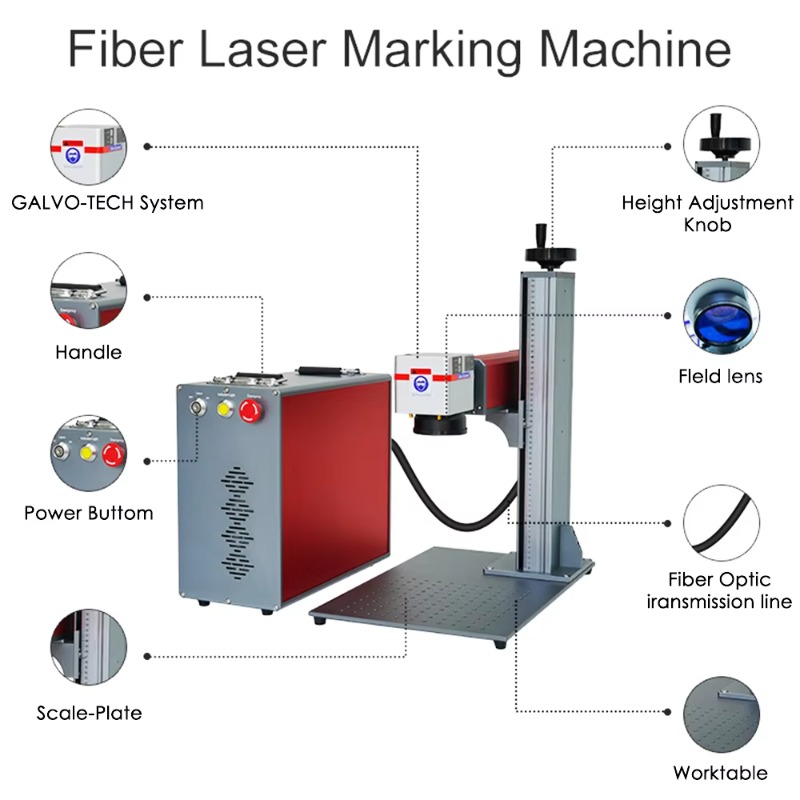 Mini Split Portable High Power - Industrial Laser Engraver For Metal 评论和价格