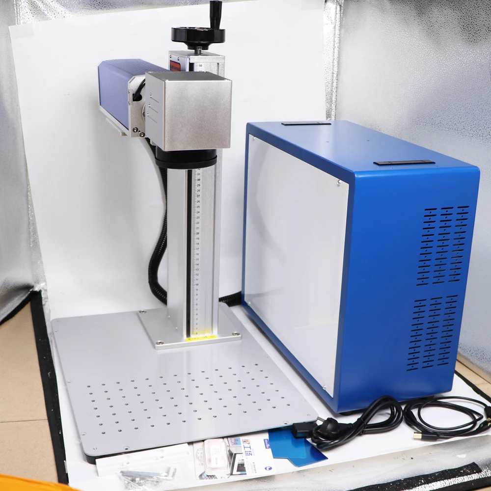 20W 30W 50W MAX Fiber Laser Ma - Industrial Laser Engraving Machine For Metal 评论和价格