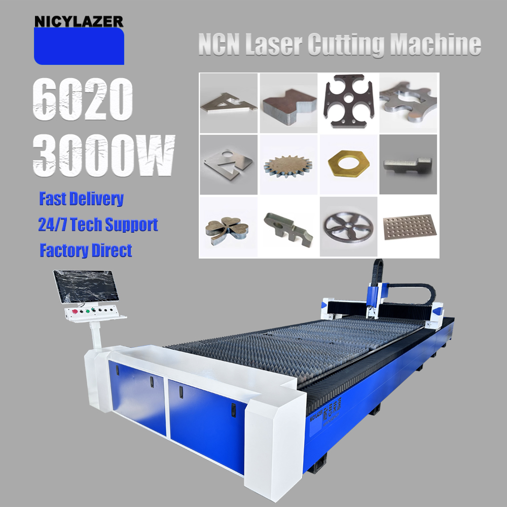CNC 3000W 6020 Fiber Laser Cut - Industrial Laser Cutter For Metal 评论和价格