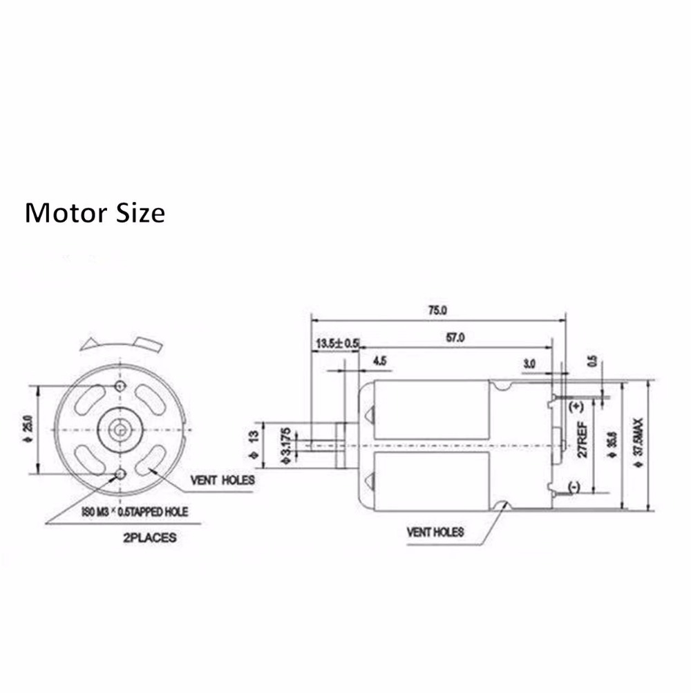 DC RS550 Motor 13 teeth 13teet - Bosch Drill Gsb 18V 评论和价格