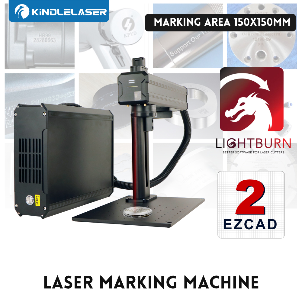 Kindlelaser S5 20W 30W Fiber L - Industrial Laser Engraving Machine For Metal 评论和价格