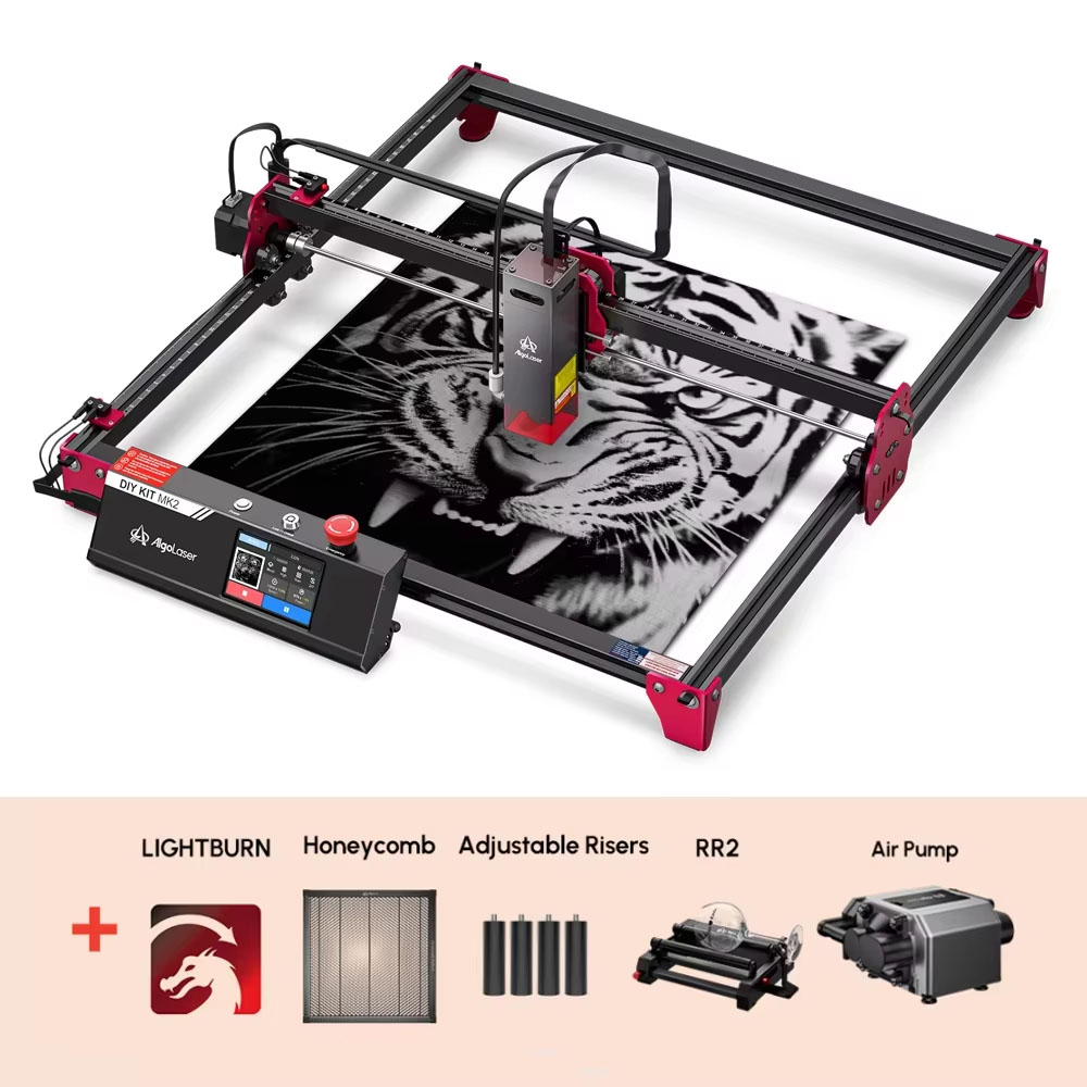 Algolaser DIY KIT MK2 40*43cm  - Industrial Laser Engraver For Metal 评论和价格