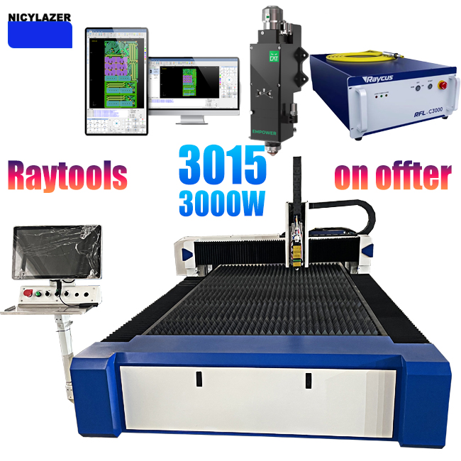 3000W Fiber Laser Cutting Mach - Industrial Laser Cutter For Metal 评论和价格