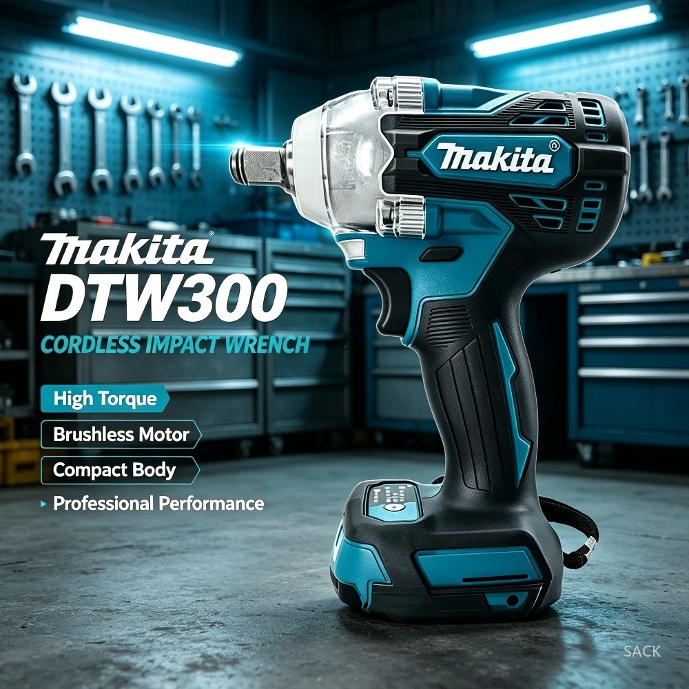 Makita DTW300 330N.M Brushless - Makita Drill Dtw300 评论和价格